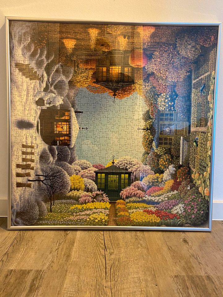 Schmidt Puzzle 1000 Teile 4 Jahreszeiten Gemälde von Jacek Yerka in Halle