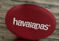 havaianas Hocker rot Kunstleder Maße cm L60  B40  H46 Hessen - Neu-Isenburg Vorschau