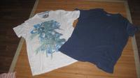 2 x T-Shirt_Shirt_Kurzarm_weiß_Muster_blau * SMOG * XXL_60/62 Niedersachsen - Gifhorn Vorschau