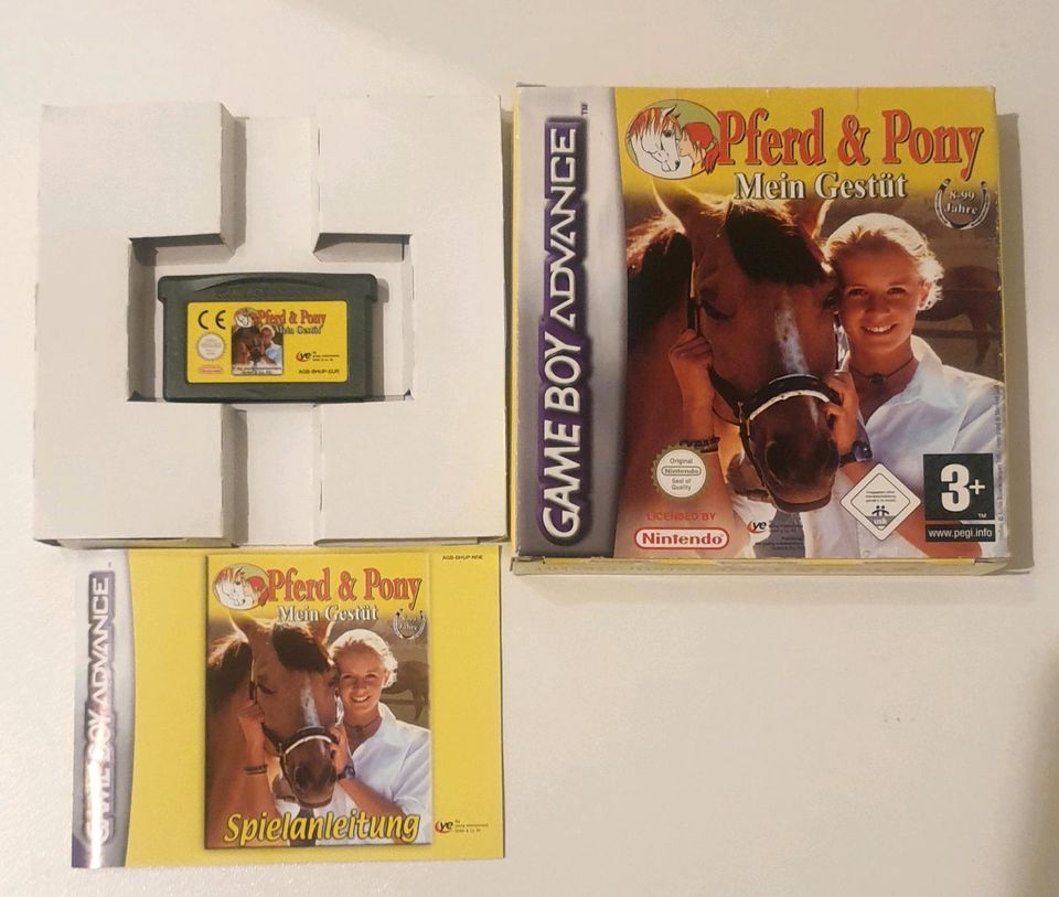 NINTENDO Game Boy Advance Spiel Pferd & Pony, OVP & komplett !! in Bad Soden am Taunus