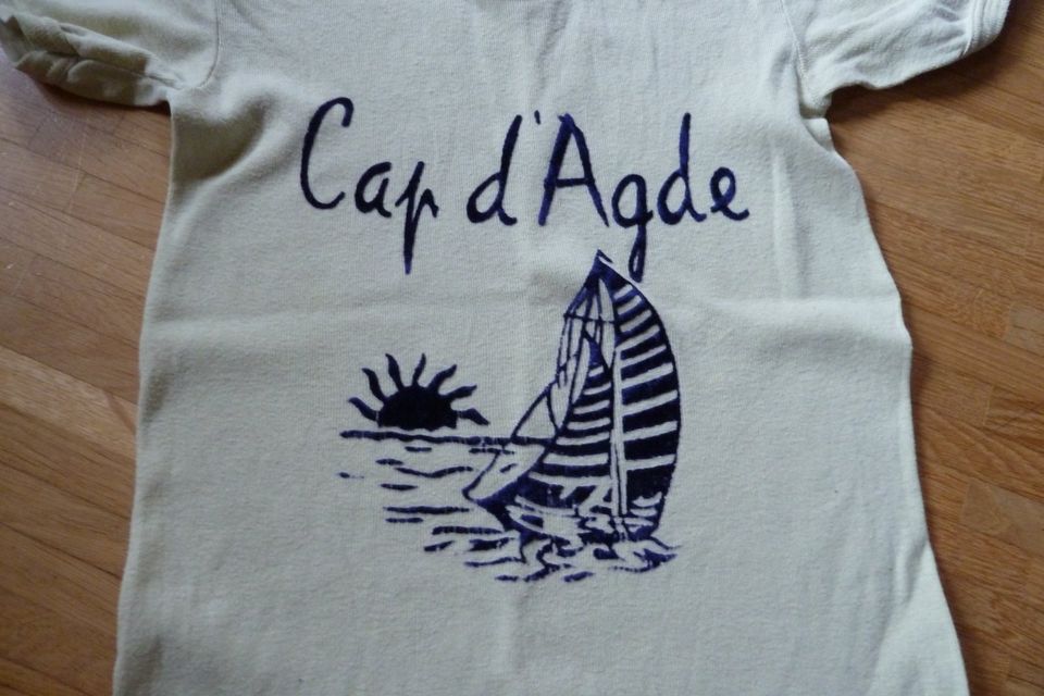 70er Jahre Shirt Cap d`Agde Gr. XXS in Köln