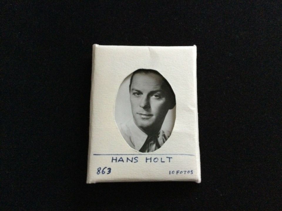 Hans Holt Schauspieler Sammel Bilder Fotos Alben in Kiel