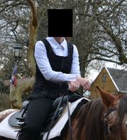 Verkaufe Schwarze Show Weste für Western Turnier in S Thüringen - Harth-Pöllnitz Vorschau