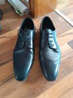 Herren Schuhe Leder Größe 44 schwarz Hessen - Seligenstadt Vorschau