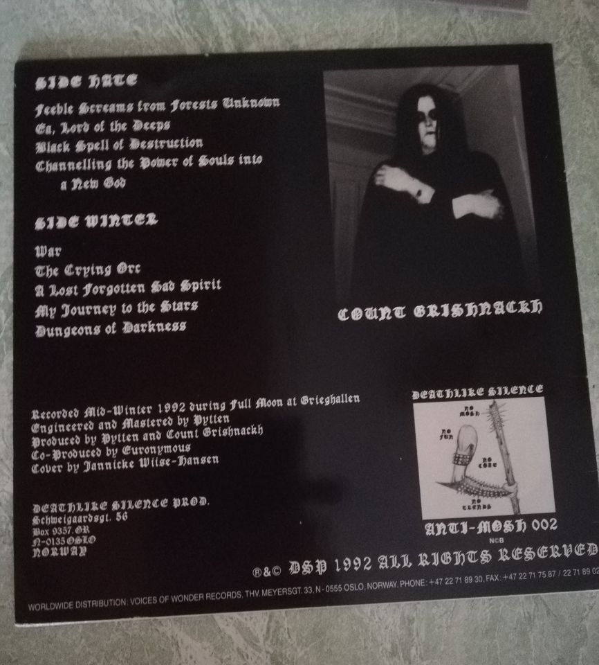 Burzum LP 1993 in Koblenz