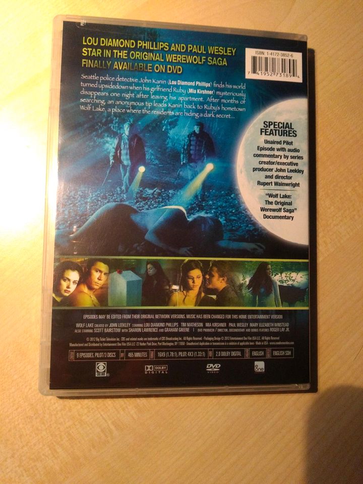 WOLF LAKE, US DVD komplette Serie, Lou Diamond Phillips, sehr gut in Bad Soden am Taunus