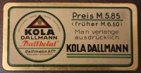 Alte Dose Blechdose Metalldose KOLA DALLMANN Dallkomat Wiesbaden Sachsen - Radebeul Vorschau