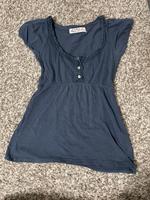 Zara Oberteil blau S organic cotton Hessen - Kaufungen Vorschau