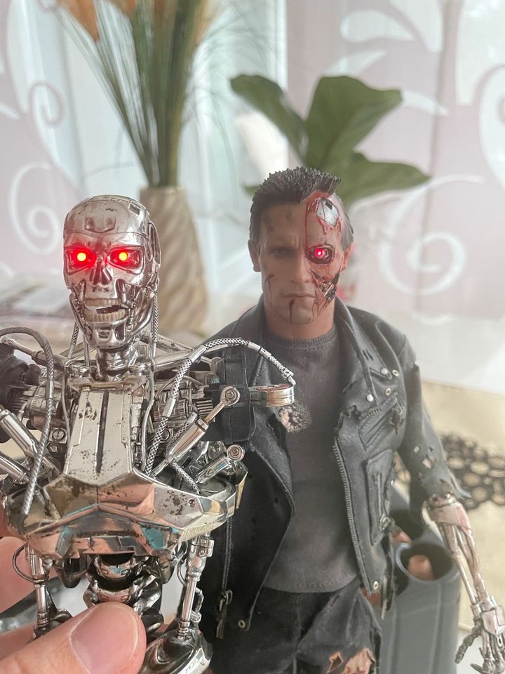 Hot Toys 1/6 Terminator EndoSkelett Figur in Schwäbisch Hall