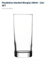 Pasabahce Istanbul Bierglas 380ml - 12er SET Nr. 42253 neu Rheinland-Pfalz - Schifferstadt Vorschau