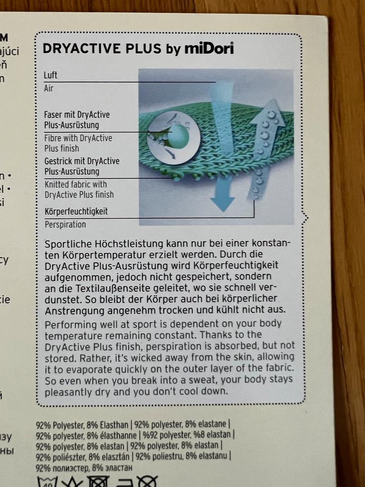 TCM TCHIBO Mädchen Funktionslangarmshirt grau meliert 158/164 in Böhmenkirch
