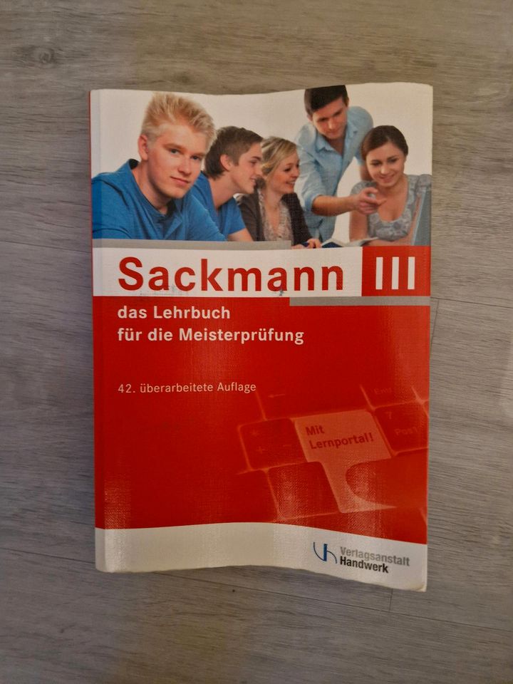 Lehrbuch Meisterprüfung Sackmann Teil 3, 42. Auflage in Espelkamp