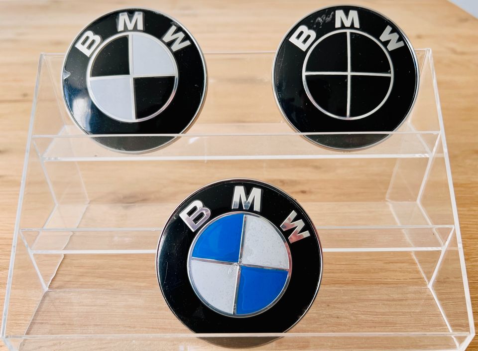 BMW (Logo) Emblem 82mm Schwarz in Mülheim (Ruhr)