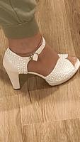 Hochzeitsschuhe Brautschuhe weiß mit Perlen Dortmund - Brackel Vorschau