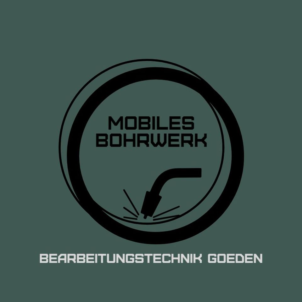 Mobiles Bohrwerk Bohrung Ausspindeln Bagger Radlader in Eckfeld