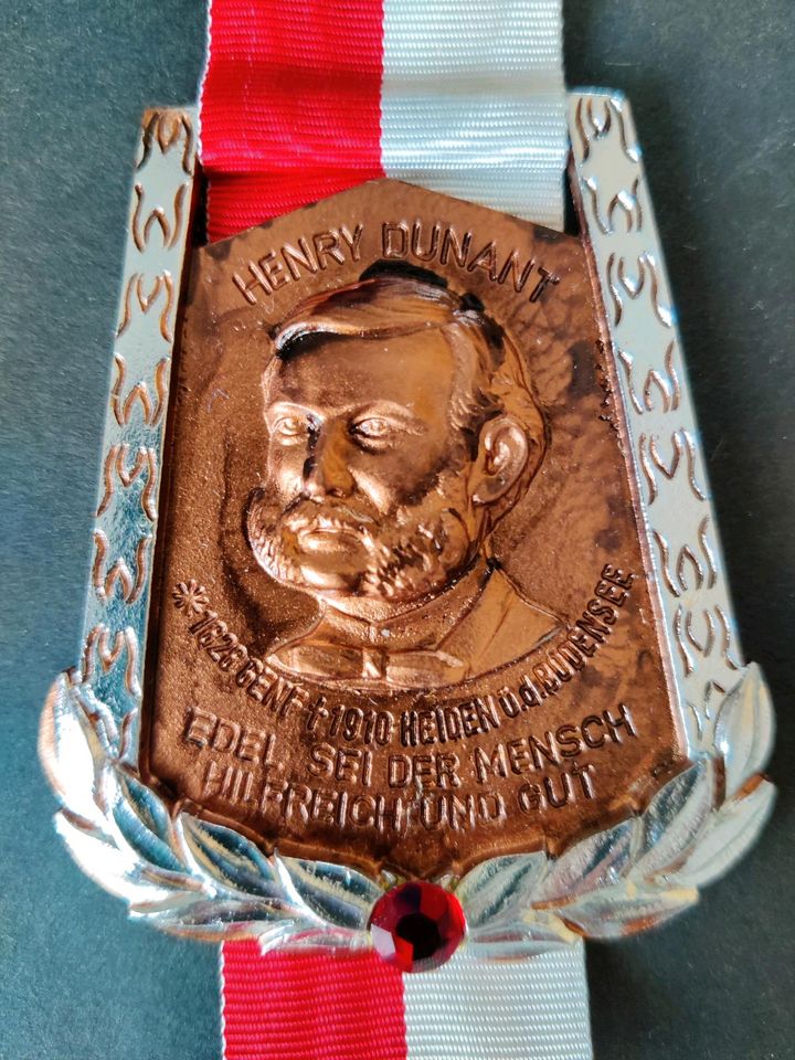 Medaille Plakette Henry Dunant in Burkardroth