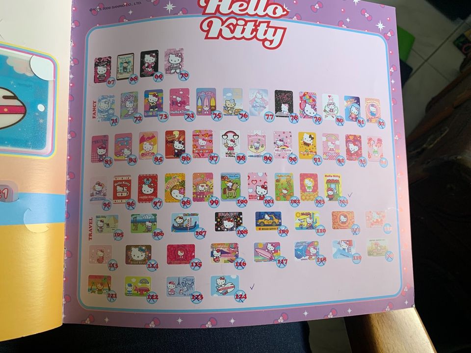 Hello Kitty Pearlcard Collector Book mit 106 Karten in Kerpen