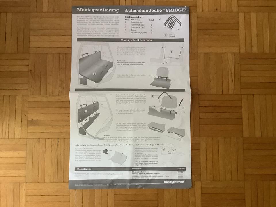 Kleinmetall Universal NEUWERTIG Hundedecke Autodecke Hund 109,- in Wiesbaden