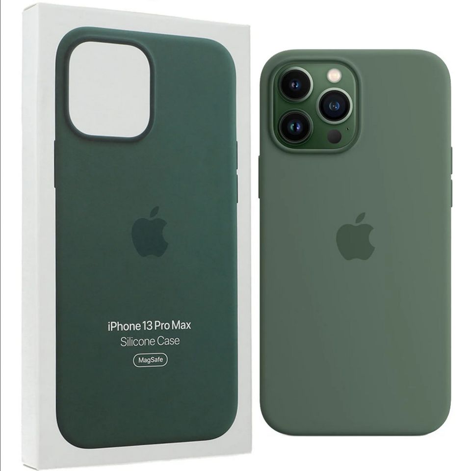 Apple Original iPhone 13 Pro Max Silikon Case mit MagSafe GRÜN in Dresden