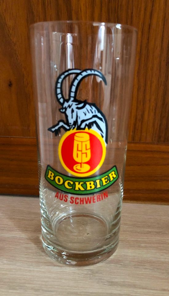 DDR Bier-Gläser - Bockbier aus Schwerin - VEB Getränkekombinat in München