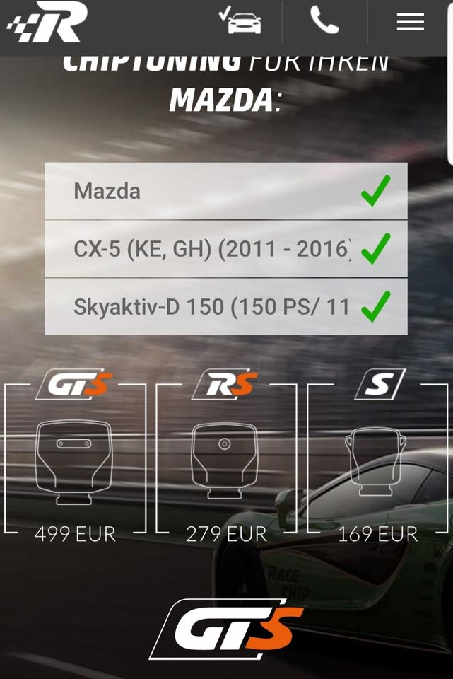 Chiptuning für Mazda CX5 in Sömmerda