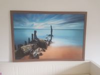 Strand Gemälde mit Holzrahmen 1,27m x 0,86m Berlin - Köpenick Vorschau