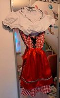 Rotes Dirndl mit Bluse, Schürze Brandenburg - Welzow Vorschau