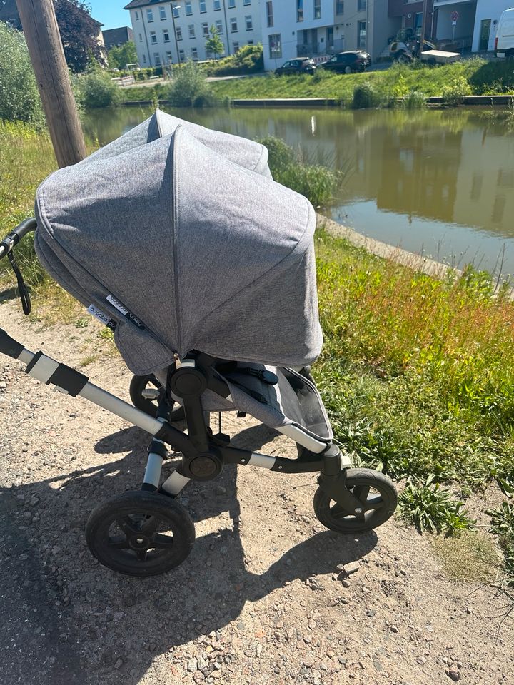 Zwillingskinderwagen Bugaboo grey classic in Hamburg