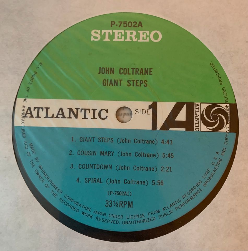 John Coltrane - Giant Steps Vinyl, LP, Schallplatte in Dresden