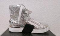 Philipp Plein Python HI-TOP Sneaker Leder Schuhe Silber Hochzeit Dresden - Innere Neustadt Vorschau