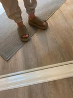 Lofina, Pantoletten, Slides, 42, taupe/ beige, Plateau Niedersachsen - Stade Vorschau
