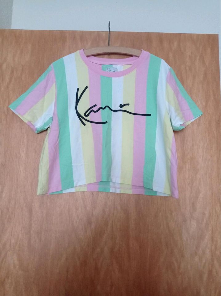 Kaui Shirt gelb rosa grün weiss gestreift in Oestrich-Winkel