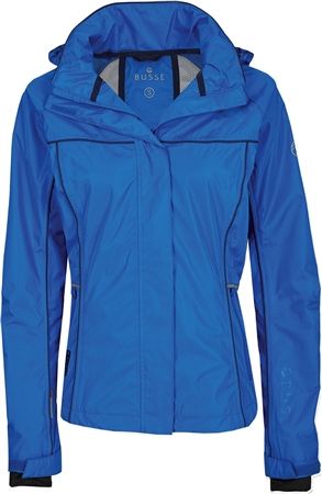 %% Busse Regenjacke,Reitjacke Zirrus Wassersäule 5000,Preishit wegen Modellwechsel wasserdicht, atmungsaktiv,Kapuze abnehmbar, elastisher Tunnelzug, navy,rot, diva blue XS,S,M, 36,38,40 Neuware in Kempen