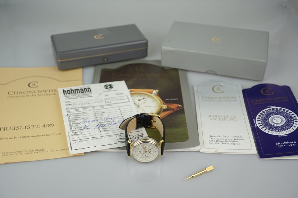 Chronoswiss Kelek Vollkalender Box&Booklets in Lübeck