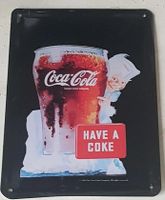 Blechschild Coca Cola, 10 x 14 cm Sachsen - Chemnitz Vorschau