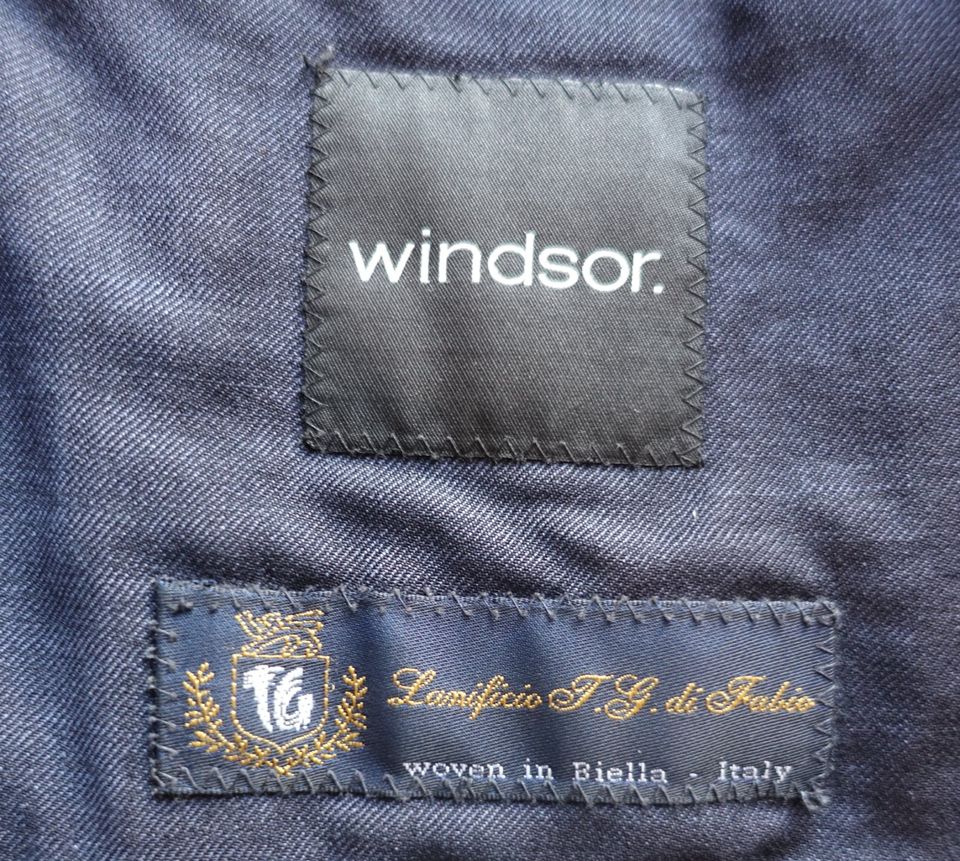 Windsor Jacke 50 L winter sakko steppjacke gesteppt blau navy in Freilassing