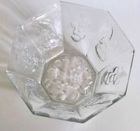 Glas-Schüssel Obstschale 8-eckig transparent Ø 26,7cm H 13,5 cm Innenstadt - Köln Altstadt Vorschau