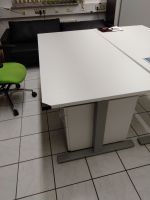Schreibtisch mit Schublade weiß, 160 cm | Büro Tisch Hessen - Linden Vorschau