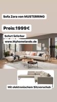 Sofa Couch Wohnlandschaft mit Elektrofunktion von MUSTERRING Niedersachsen - Delmenhorst Vorschau