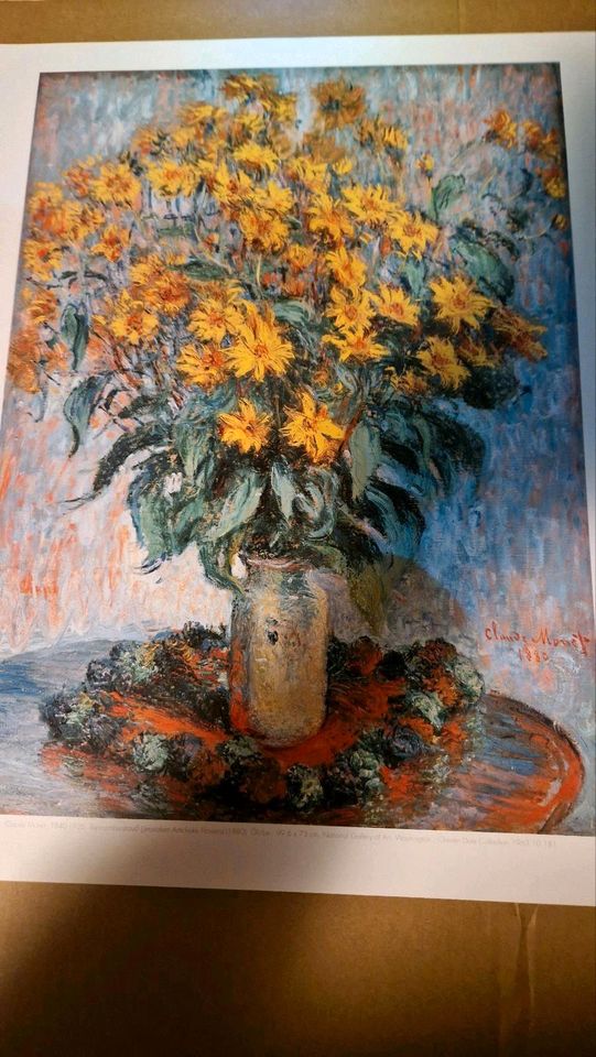 Kunstdruck Poster,Claude Monet, Rand 45 x 46 in Dudeldorf
