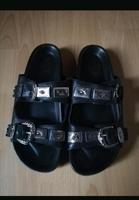 Ash Slipper Sandaletten Flip Flops Leder Biker Gothic WGT 37 Dresden - Blasewitz Vorschau