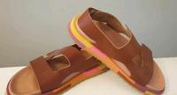 Moderne Designer-Sandalen von GHOUD,  Gr. 38, Echtleder Nordrhein-Westfalen - Bedburg-Hau Vorschau