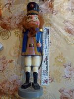 blauer großer Nussknacker DDR ca 50cm Sachsen - Bahretal Vorschau