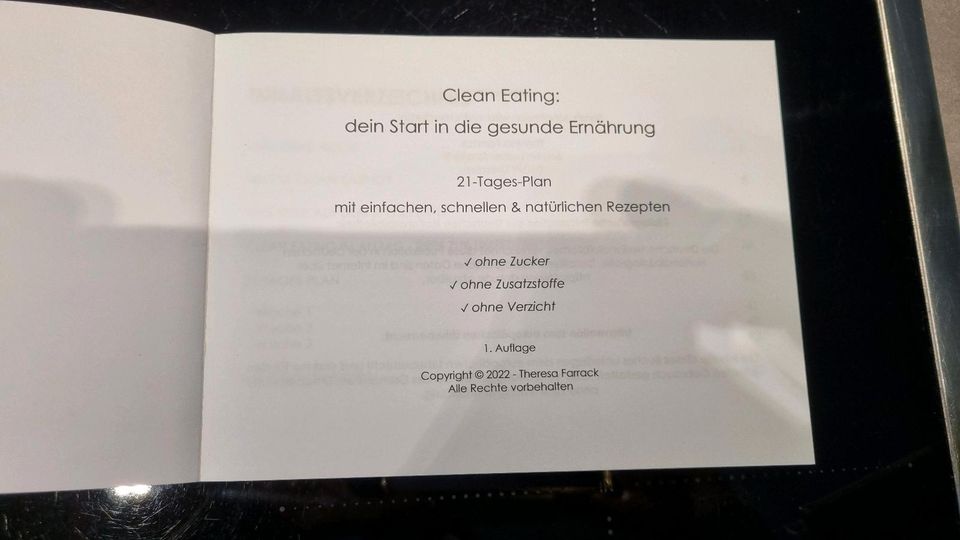 Kochbuch Sarah Johansson - Clean Eating in Kappel-Grafenhausen