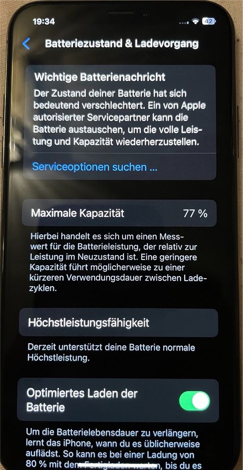 iPhone XS schwarz 64GB in Kinderhaus