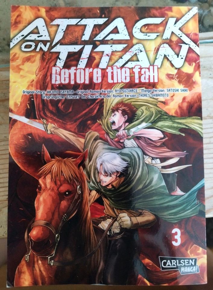 Attack on Titan Before the Fall 3 Manga in Bochum