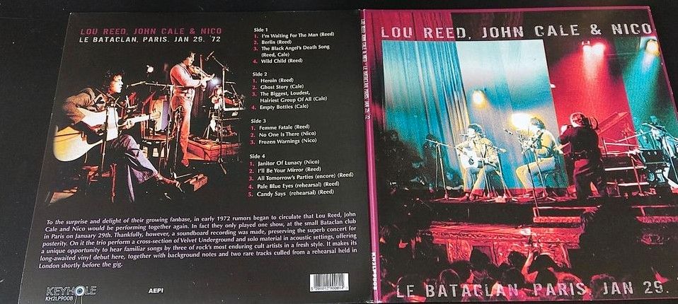 LOU REED, JOHN CALE, NICO Le Bataclan Paris (2xLP, NEU, unplayed) in Hemer