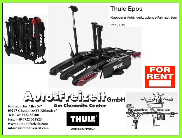 Thule Epos 3 * Anhängerkupplungs-Fahrradträger 3 Bike wie NEU in Röhrsdorf