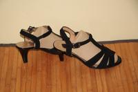 ❤️ WIE NEU Sandaletten GABOR Gr. 38 Leder Sandalen schwarz Niedersachsen - Jork Vorschau