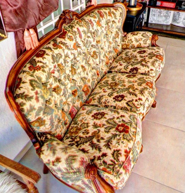 Antik 3-Sitzer Couch Barock ca. 1950 in Erlangen